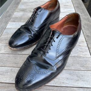 Bostonian Black Oxford Wingtips – Size 10.5
